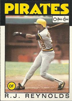 1986 O-Pee-Chee Baseball Cards 306     R.J. Reynolds